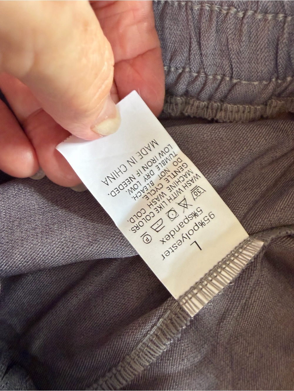Wide Leg Gray Dress Pants - Picture 8 of 9
